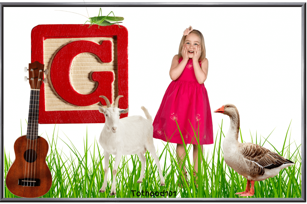 Things that start with the letter G for preschoolers