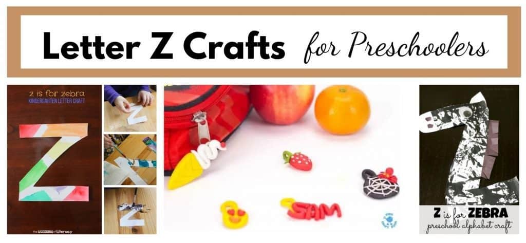Letter Z Crafts  for Preschoolers