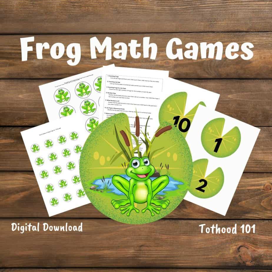 Frog printables link to Etsy store
