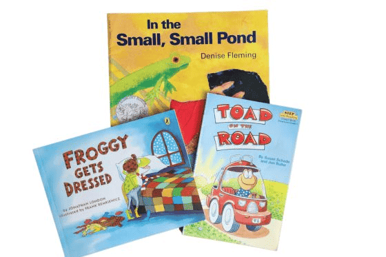 3 frog books