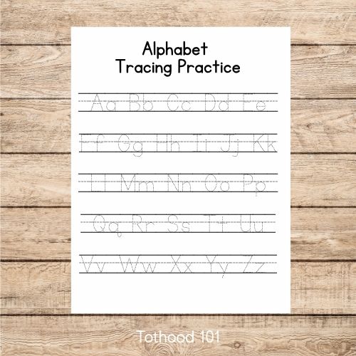 Alphabet Tracing Practice